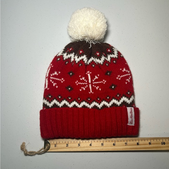 Adult Tim Horton's Winter Hat toque Canadian Like New - Picture 3 of 4